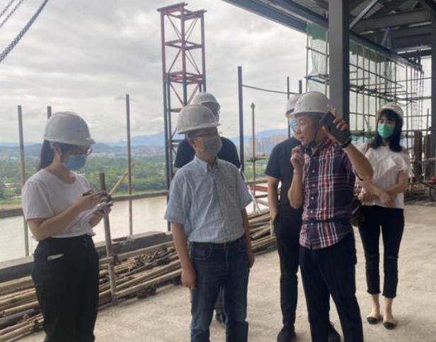 AG真人娱乐集团向导赴锦江嘉州宾馆视察施工 刷新项目