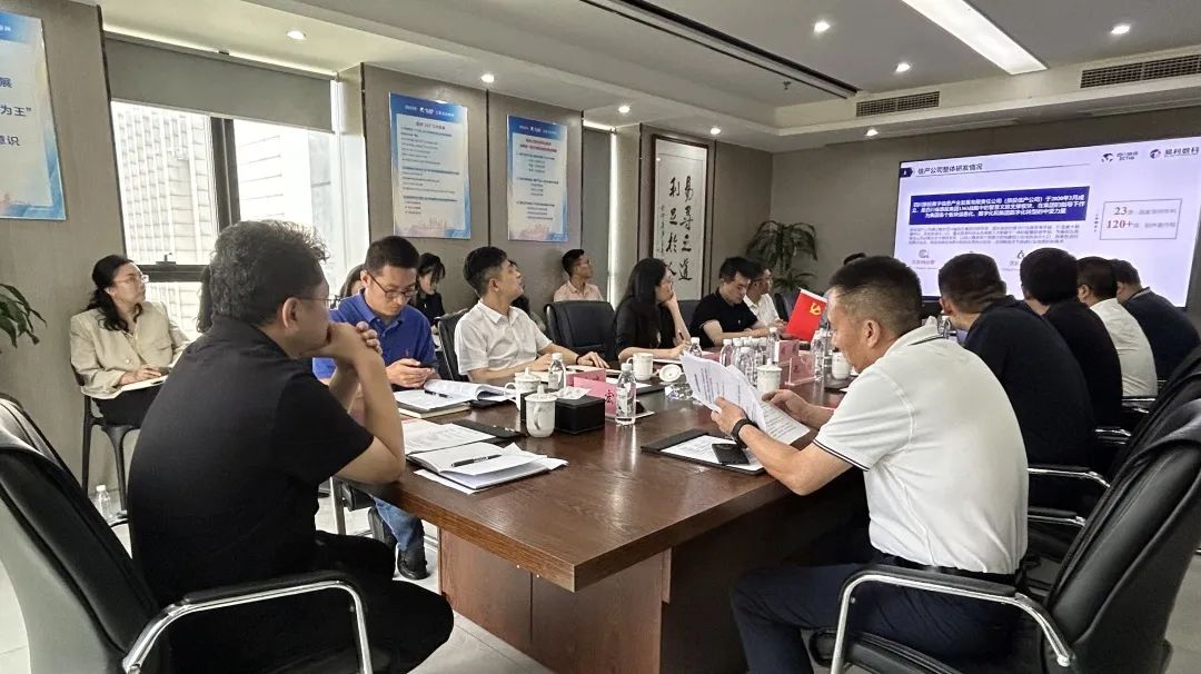 省AG真人娱乐集团向导赴易利数科召开谋划督导调研会