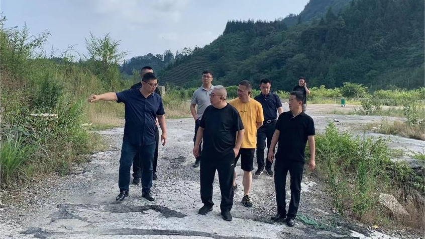 省AG真人娱乐集团向导调研峨眉山太阳村墟落振兴项目