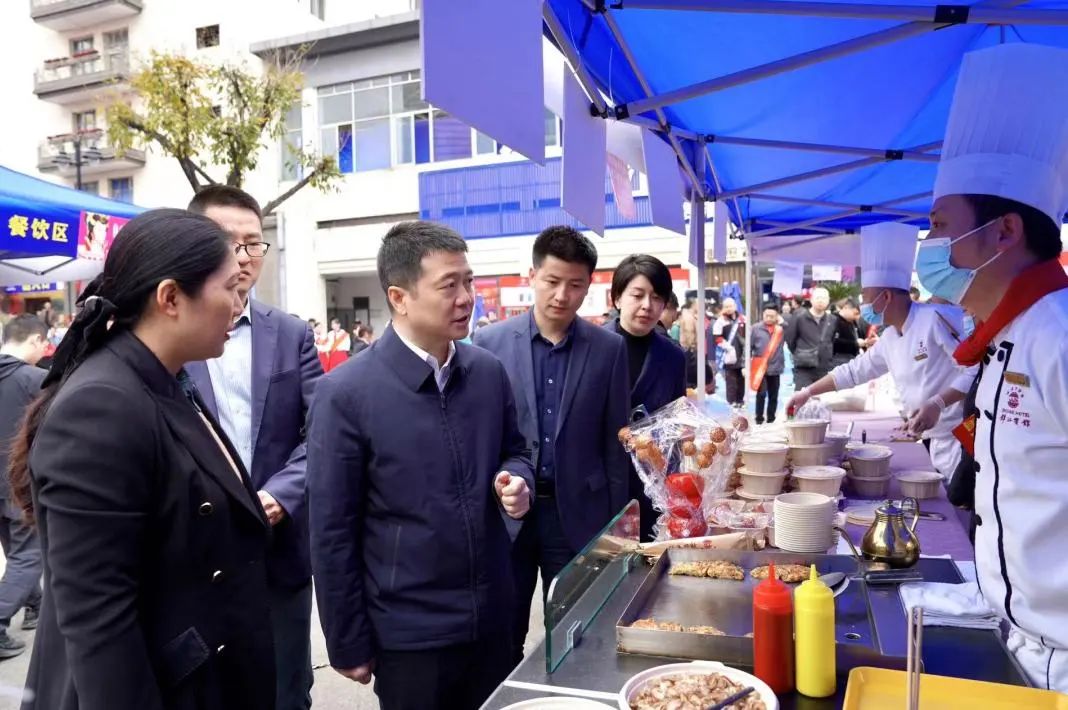 省AG真人娱乐集团检查督导2024锦江宾馆春季酒类商务洽谈会现场事情